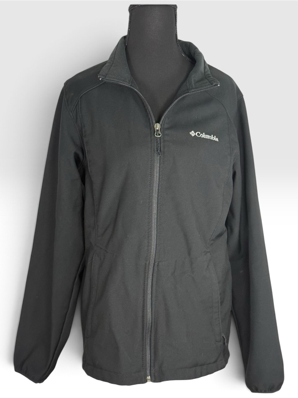 Columbia Women’s Black Fleece Lined Full Zip Jacket Medium